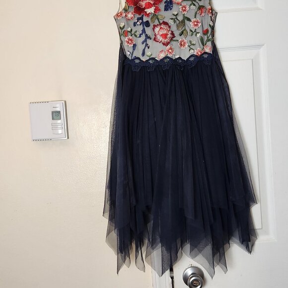 Tulle Layered Princess Dress for Girls Bonnie Jean Floral Bodice - Picture 6 of 6